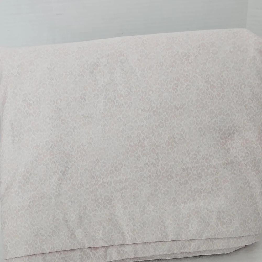 Charter Club Pink White Leopard Cotton King Duvet Cover